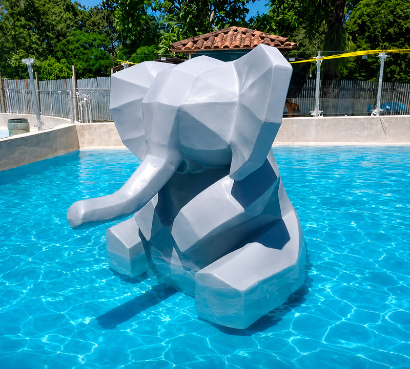 elefante-abstracto-fuente Elefante fuente abstracto
