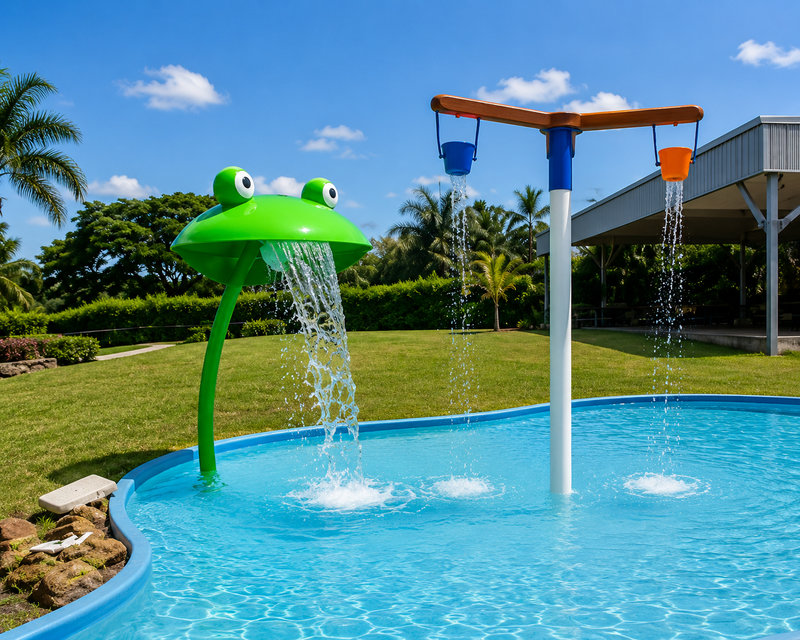 trio de baldes Hongo inverso piscinas